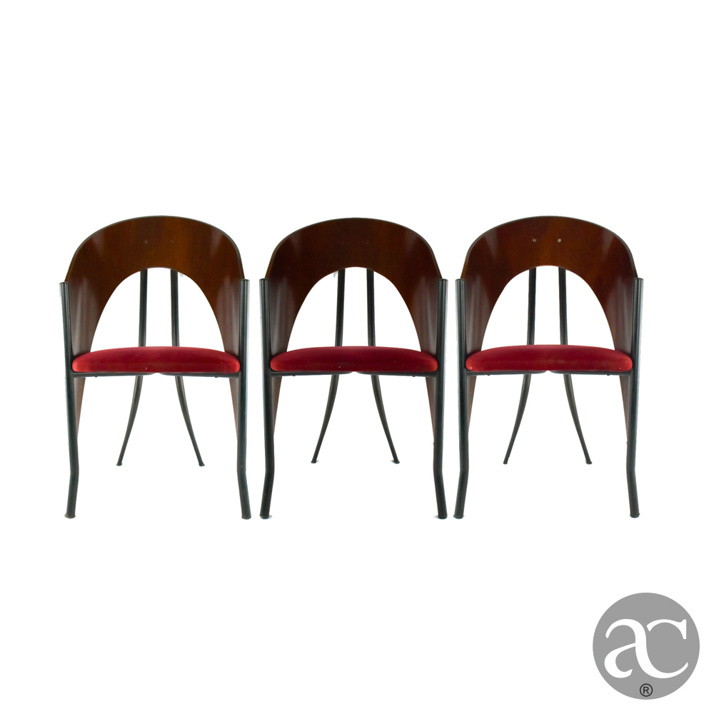 3 cadeiras art déco AC3175