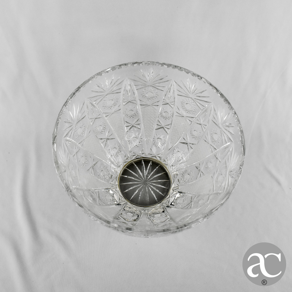 TAÇA EM CRISTAL E PRATA AC3160-4