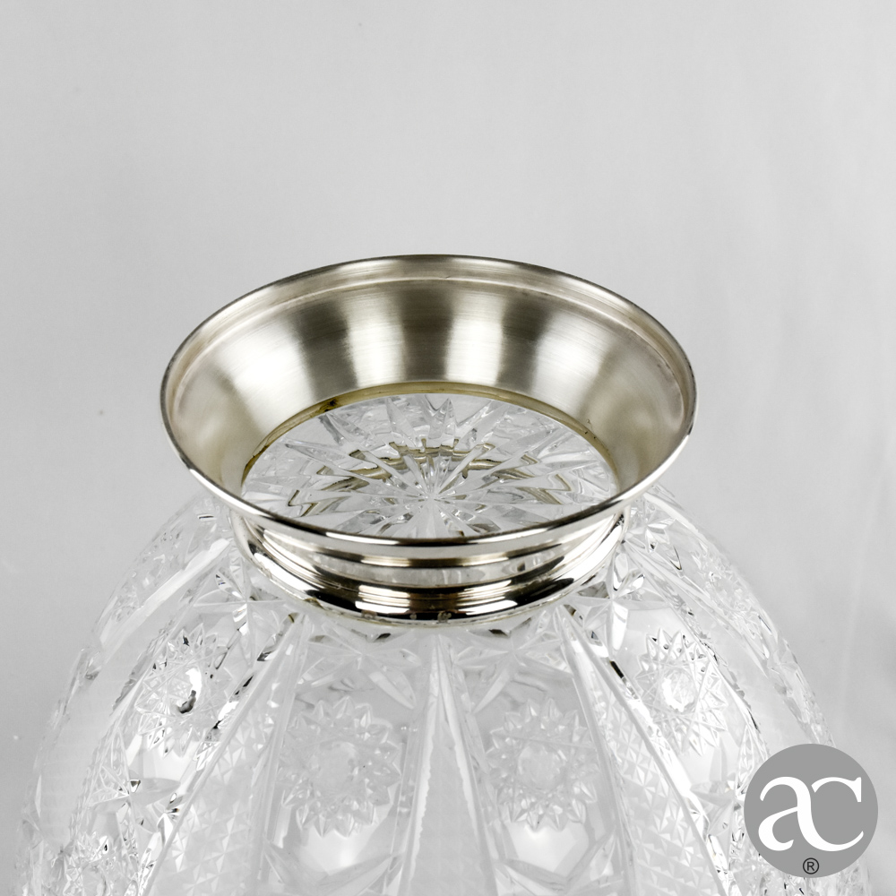 TAÇA EM CRISTAL E PRATA AC3160-9